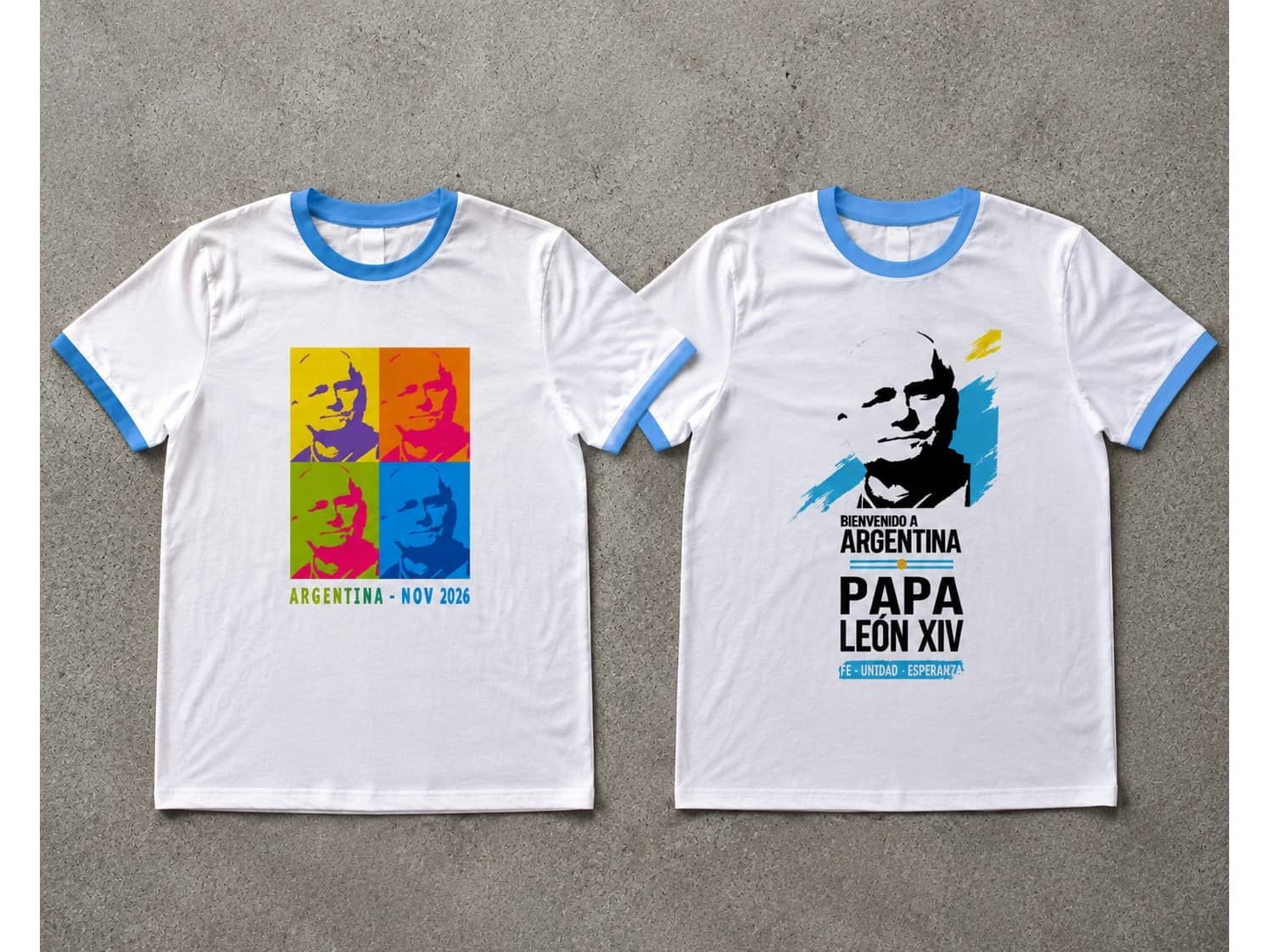 remeras papa leon XIV VENTA X MAYOR Y MENOR