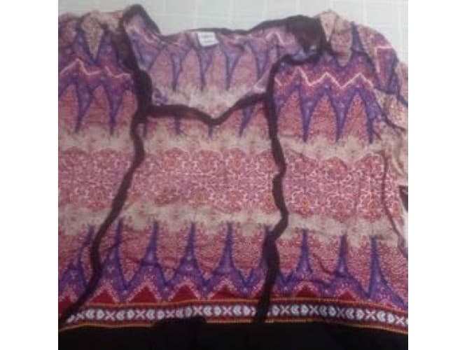 vestido floreado niña talle m