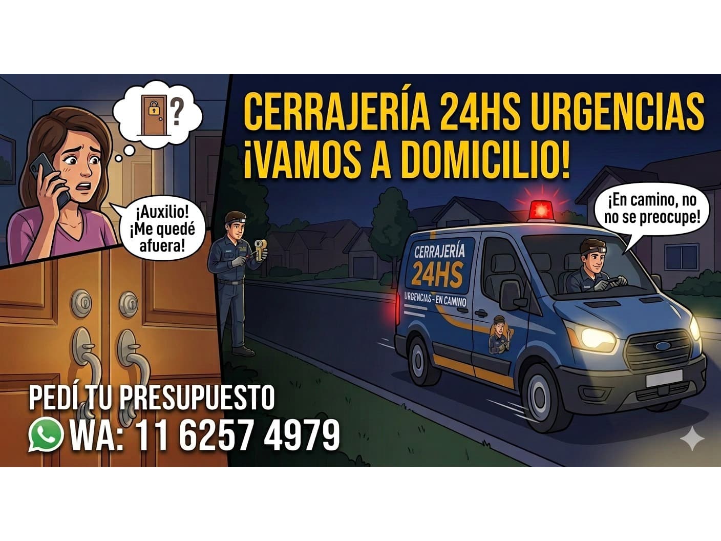Cerrajería de Urgencias // Mataderos // Cerrajeros a Domicilio // 116257-4979