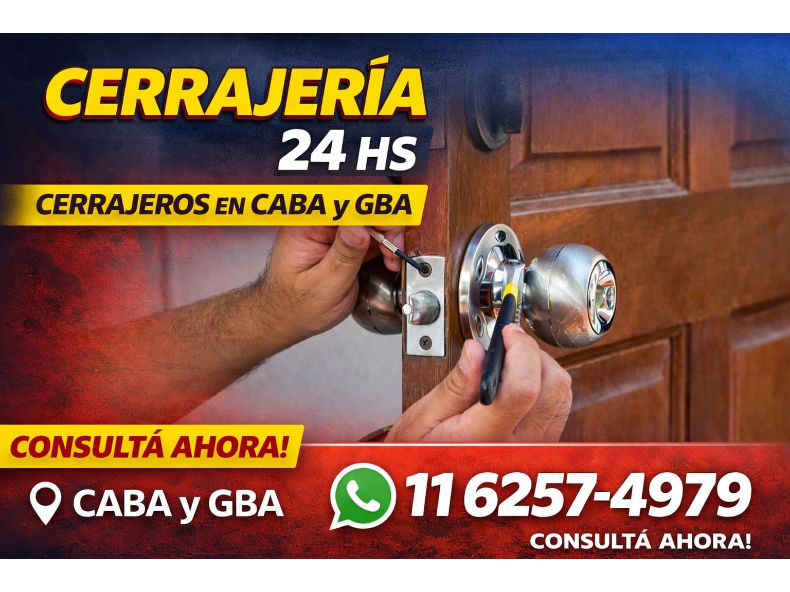 Cerrajería de Urgencias // Recoleta // Cerrajeros a Domicilio // 116257-4979