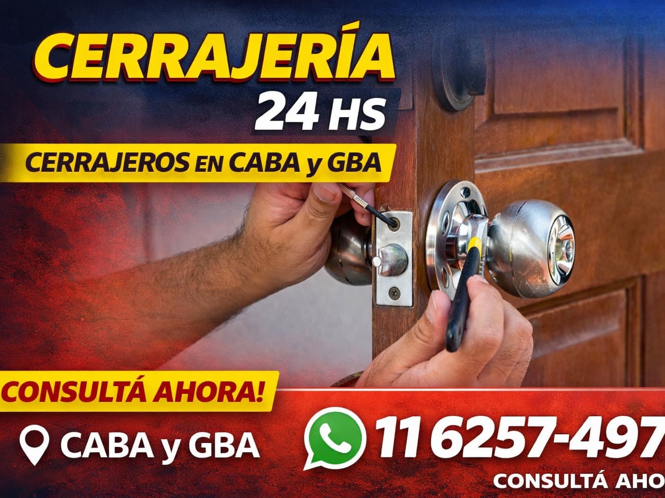 Cerrajería de Urgencias // Ituzaingó // Cerrajeros a Domicilio // 116257-4979