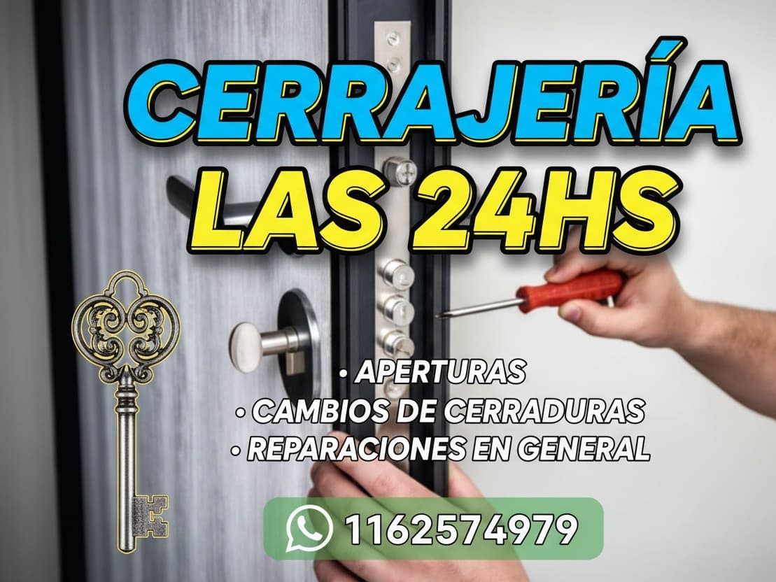 Cerrajería de Urgencias //Caseros // Cerrajeros a Domicilio // 116257-4979
