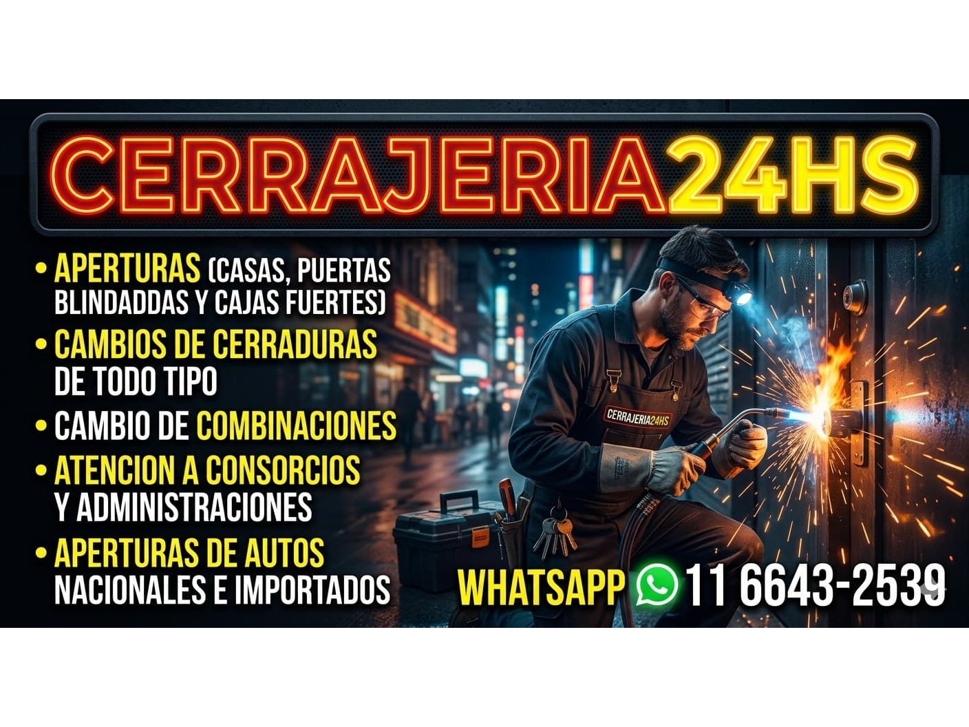 Cerrajería de Urgencias // Liners // Cerrajeros a Domicilio // 116257-4979