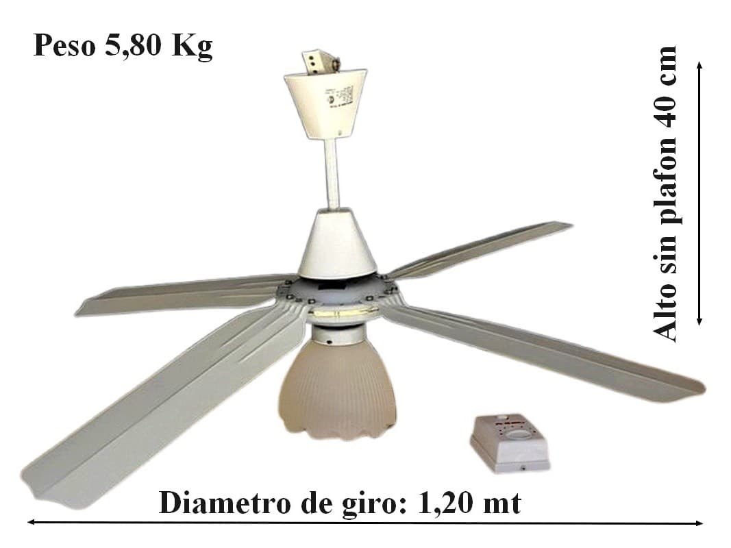 VENTILADOR DE TECHO AXEL MODELO AX-VT4PL