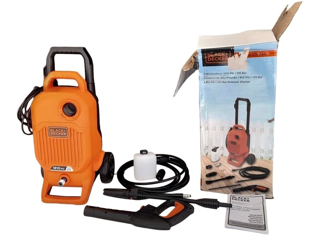 Hidrolavadora Black+Decker BEPW1800T-AR -1700 W - 125 bar