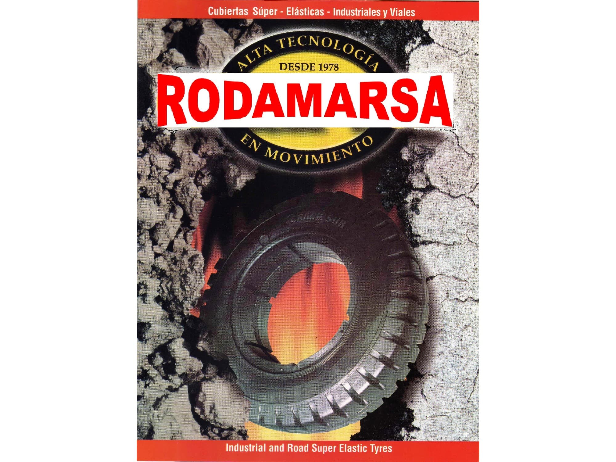CUBIERTA MACIZA para AUTOELEVADOR 700X12 Rodamarsa tires