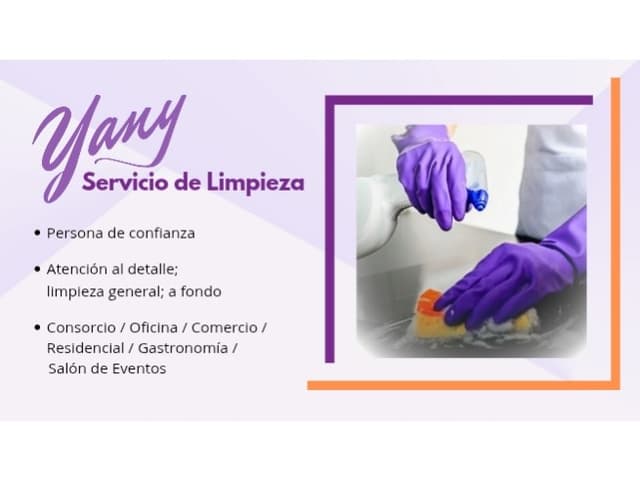 Servicio de Limpieza Profesional de Confianza, por horas
