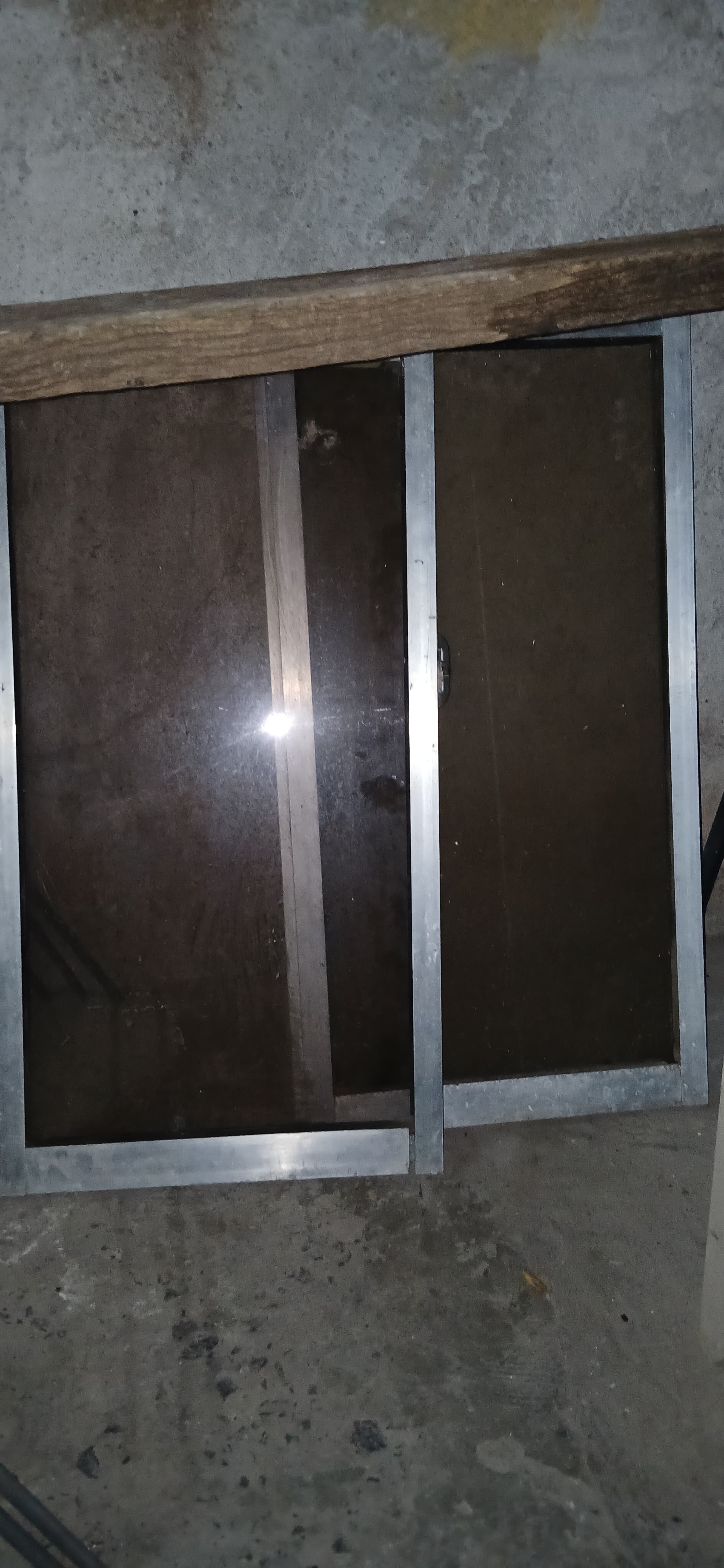 Puerta y ventana de aluminio sin marcos