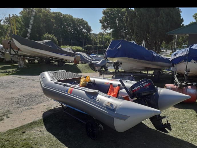 Gomon 380 con motor Mercury 15 HP