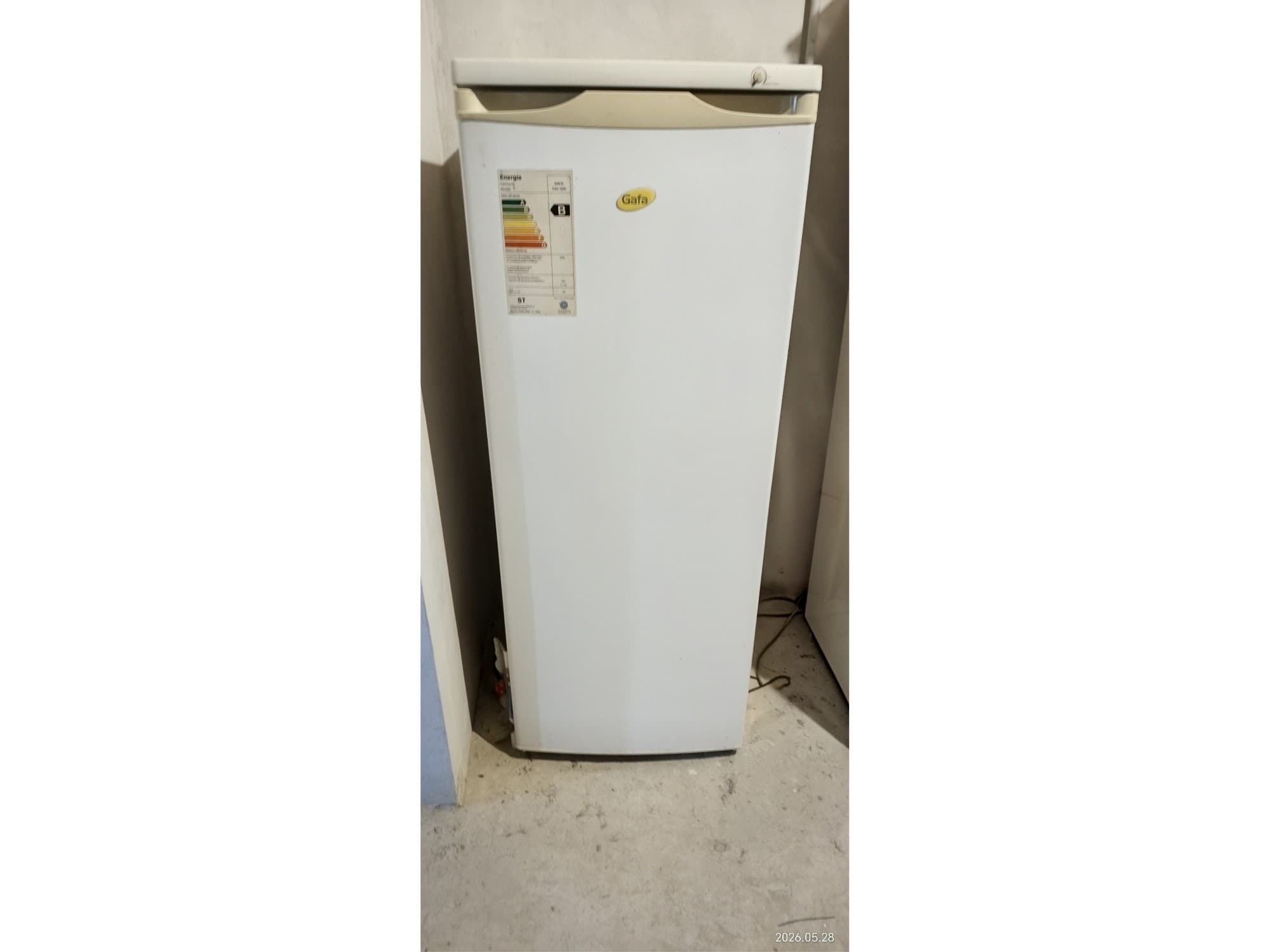 Frezzer vertical gafa fgv 1650