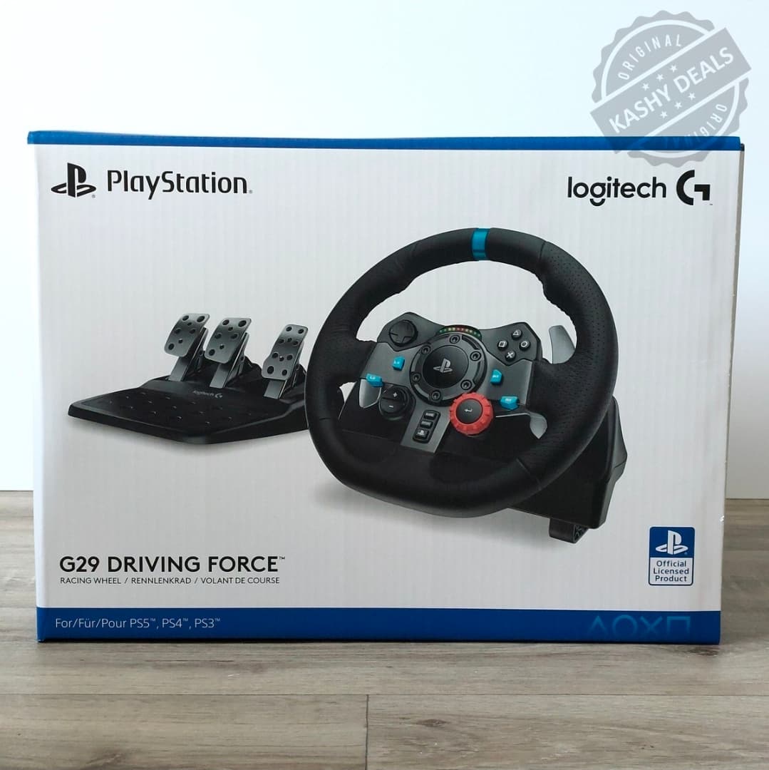 Volante G29 Driving Force para Play 4/5 o PC Con Soporte para Volante y Pedales. ( Escucho Ofertas)