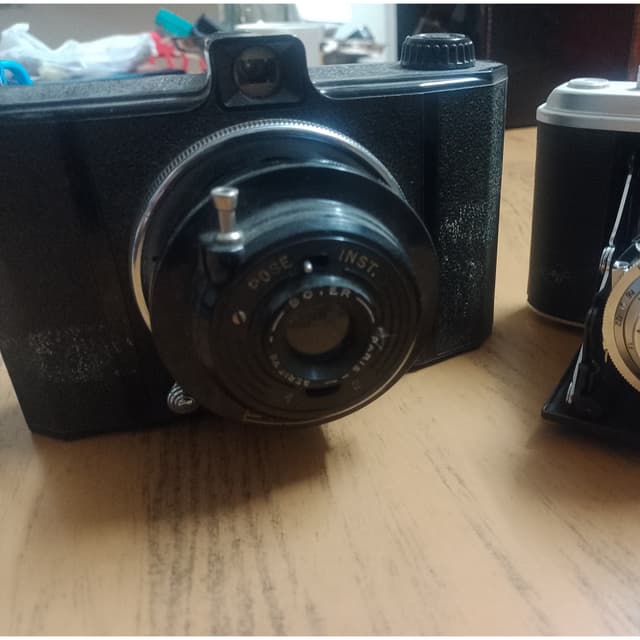 Lote de 2 maquinas de foto antiguas
