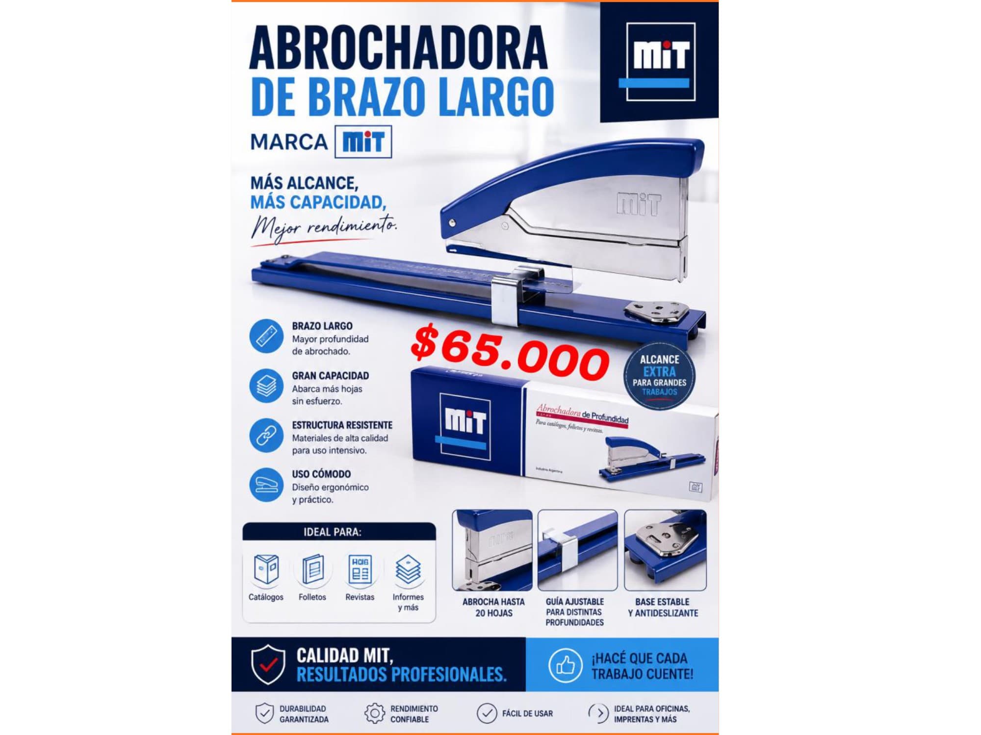 ABROCHADORA DE BRAZO LARGO