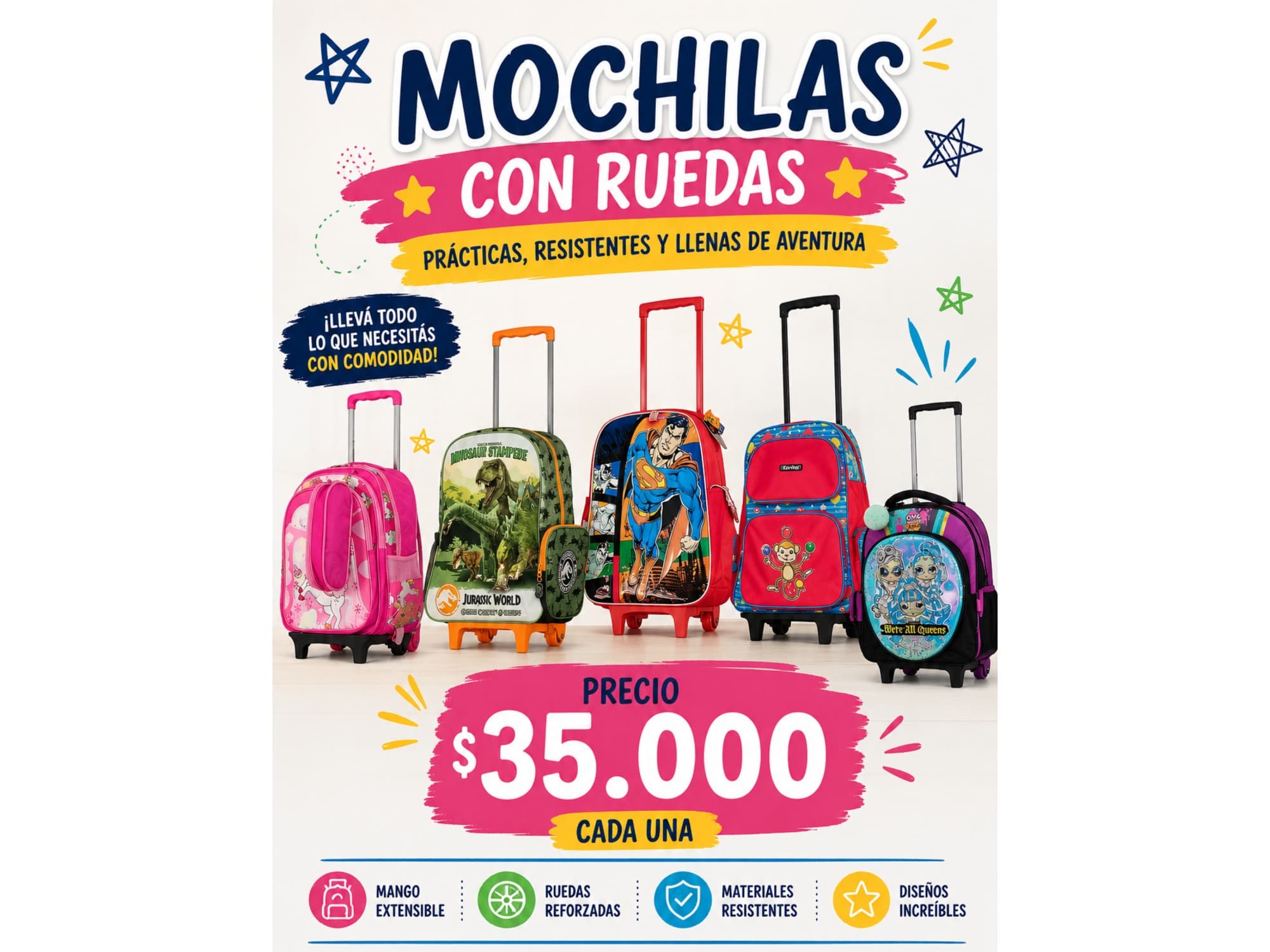 MOCHILAS CARRITO