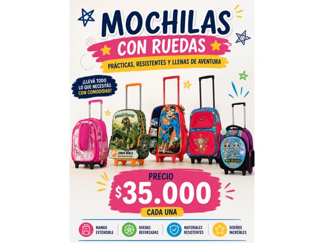 MOCHILAS CARRITO