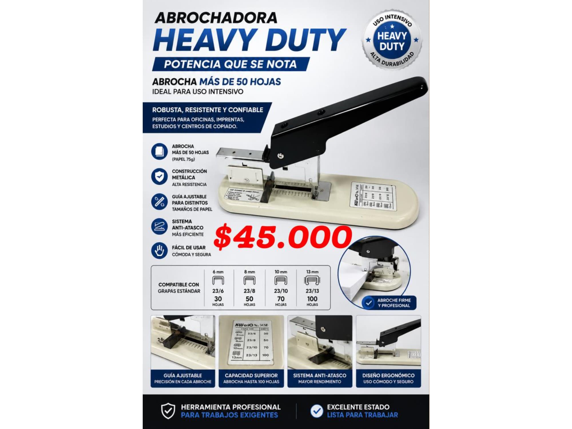 ABROCHADORA HEAVY DUTY