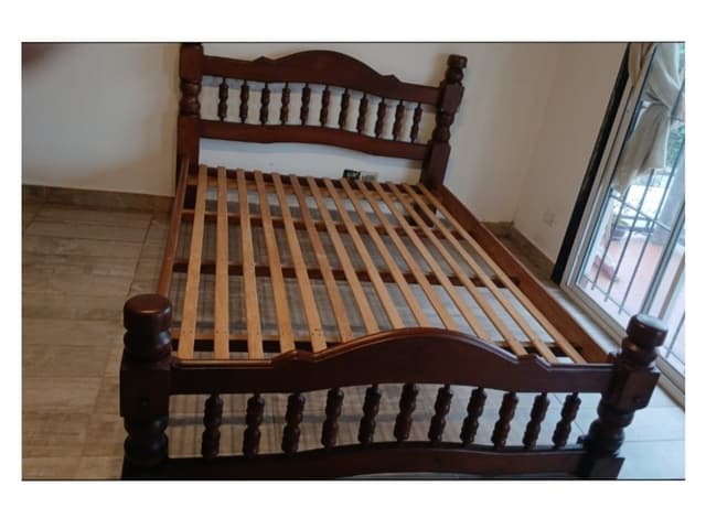 Cama Algarrabo Macizo 2 Plazas USADA