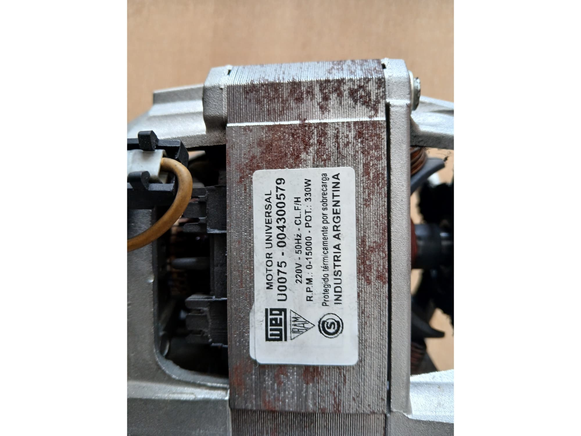 Motor universal para lavarropas