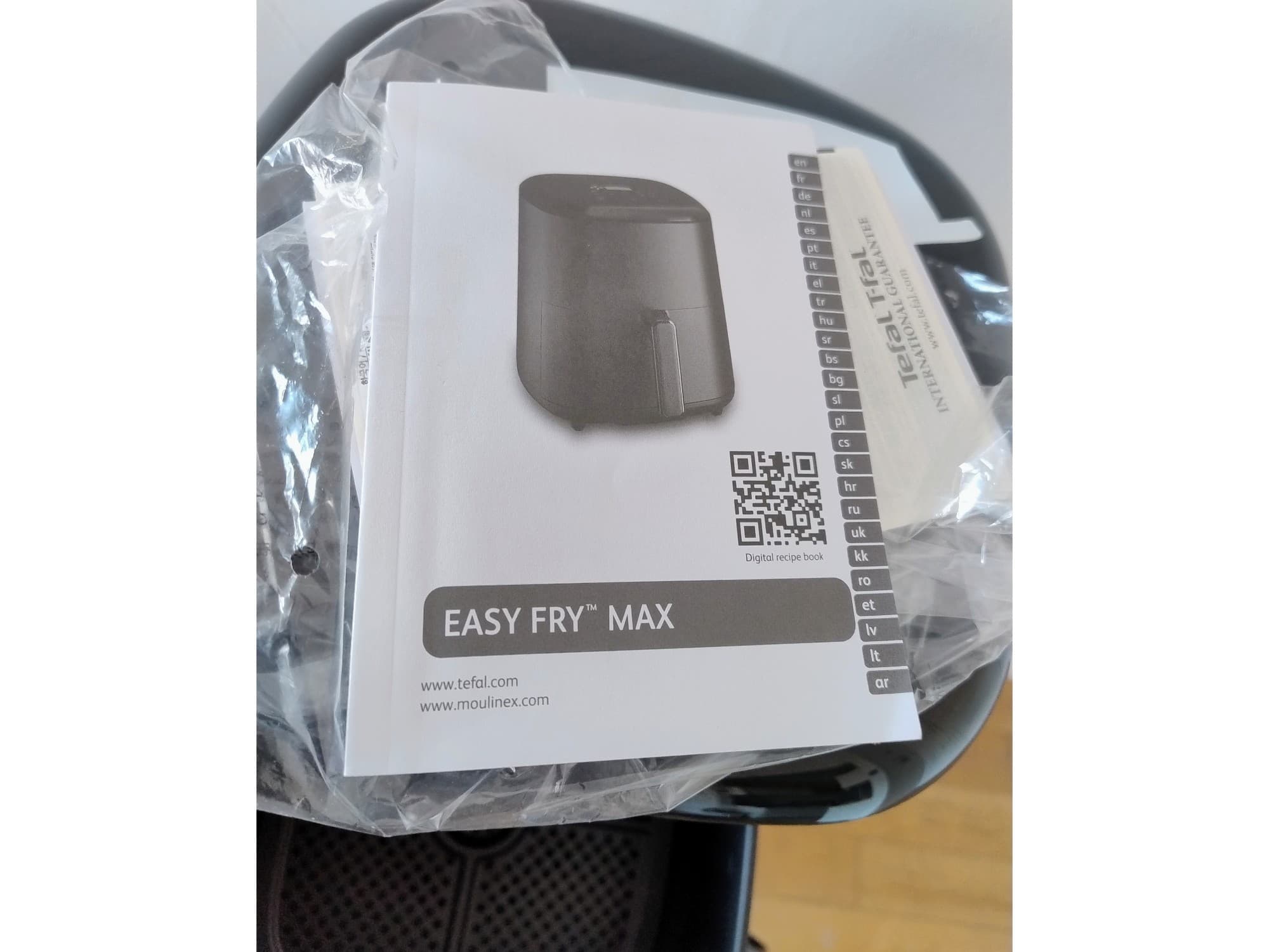 Freidora de aire Tefal francesa. Nueva