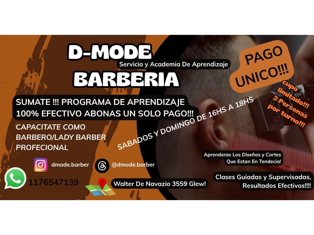Curso de barberia