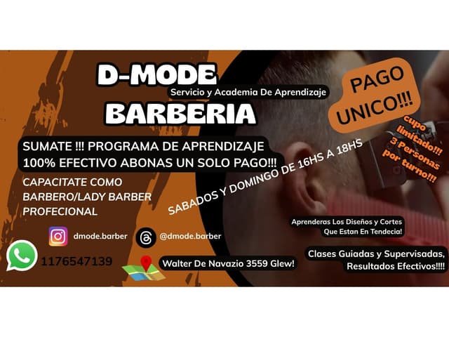 Curso de barberia