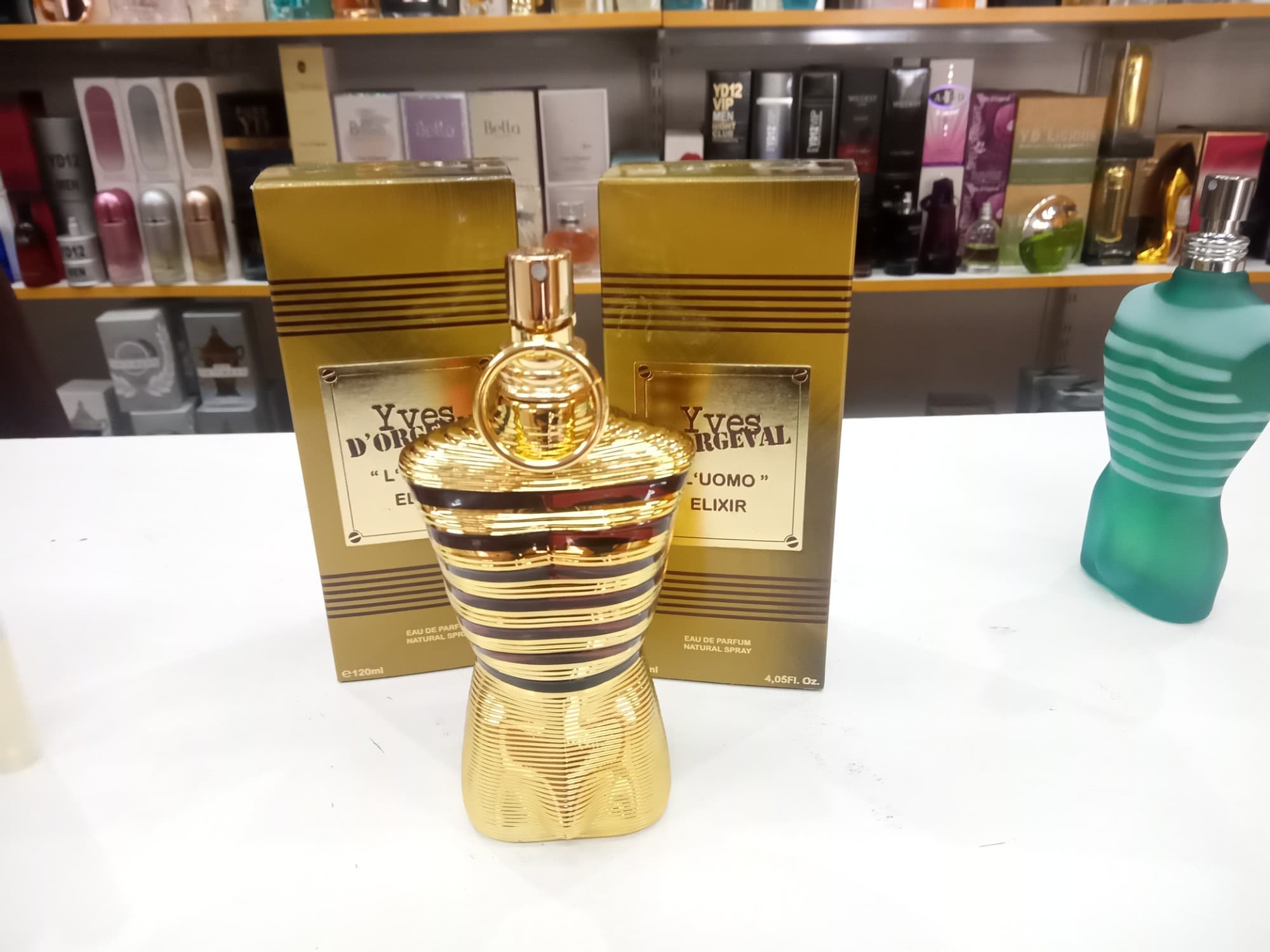 L'UOMO ELIXIR x 120ml, inspirado en el exitoso Le Male Elixir de Jean Paul Gaultier
