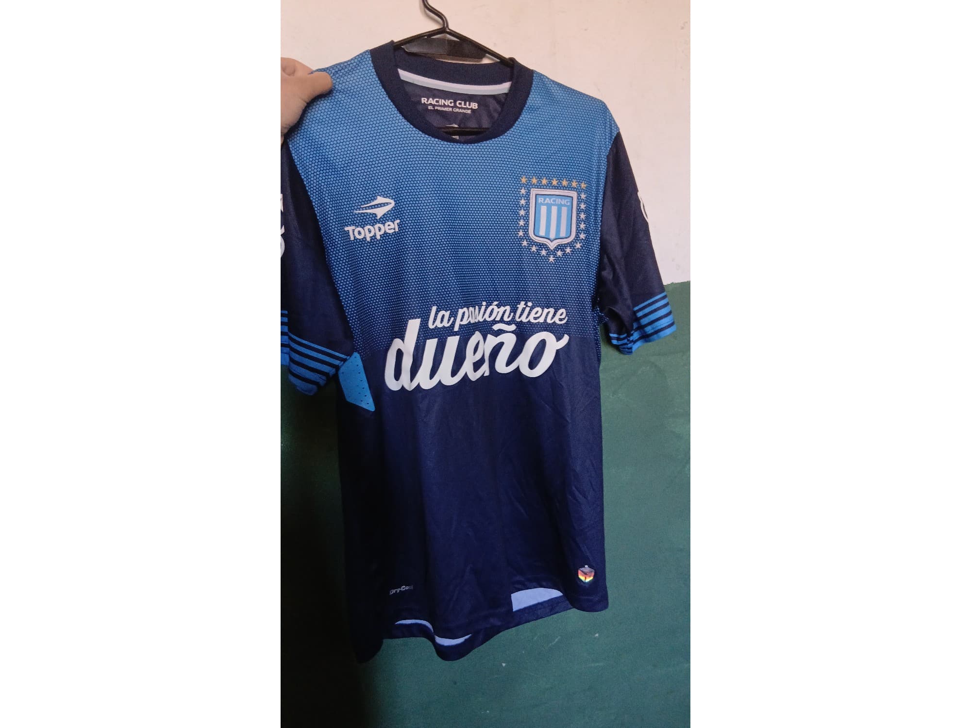 Camiseta suplente de Racing Club del año 2015 Topper