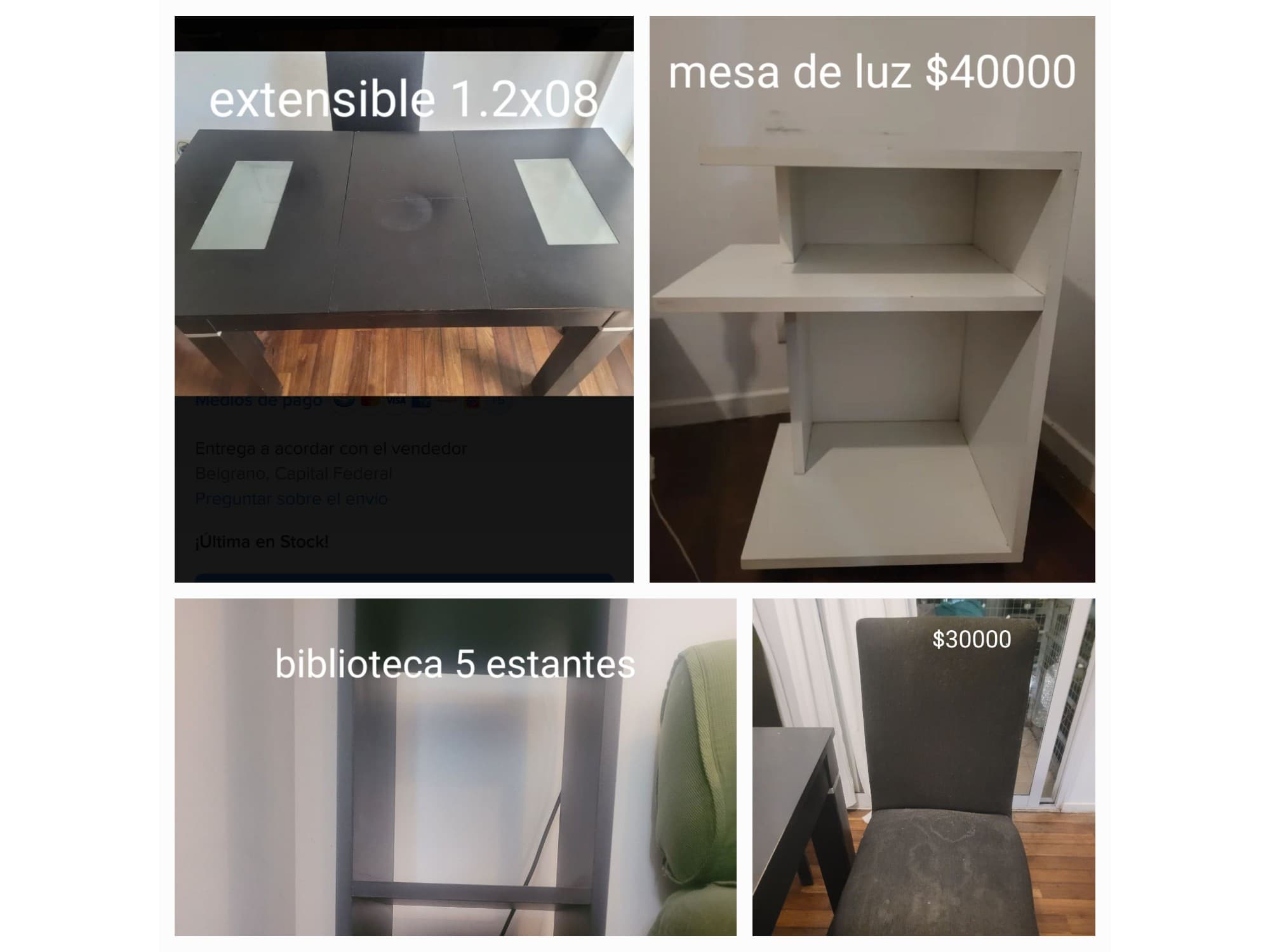 Mesa extensible, mwsa de luz, biblioteca
