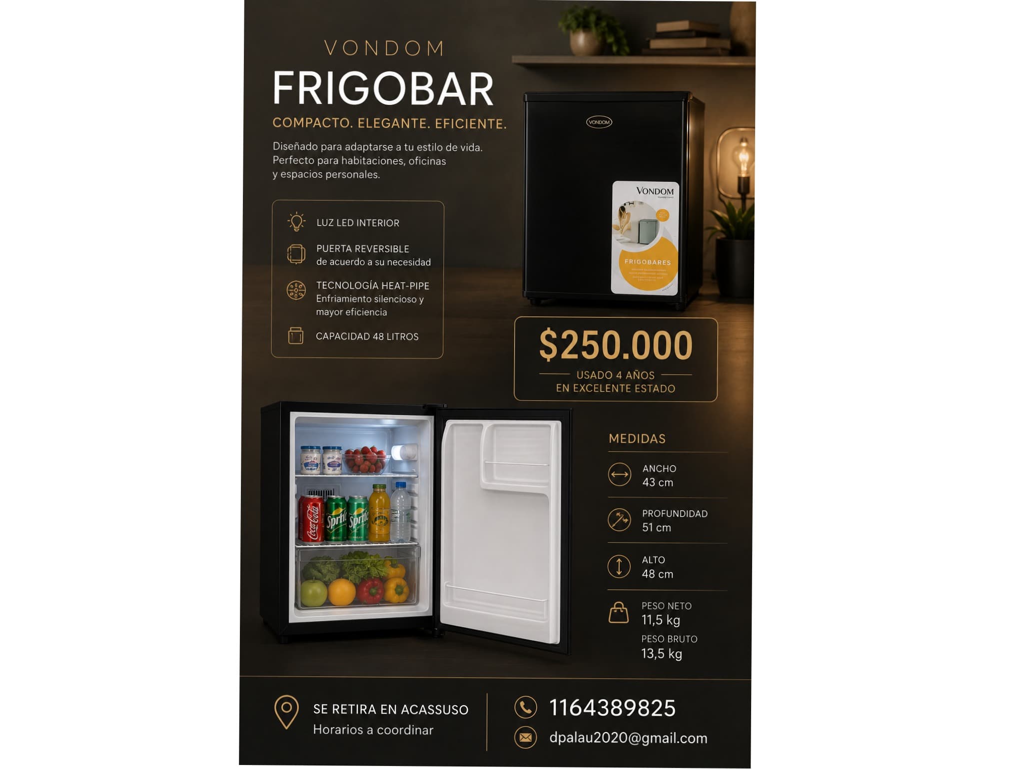 Frigobar VONDUM