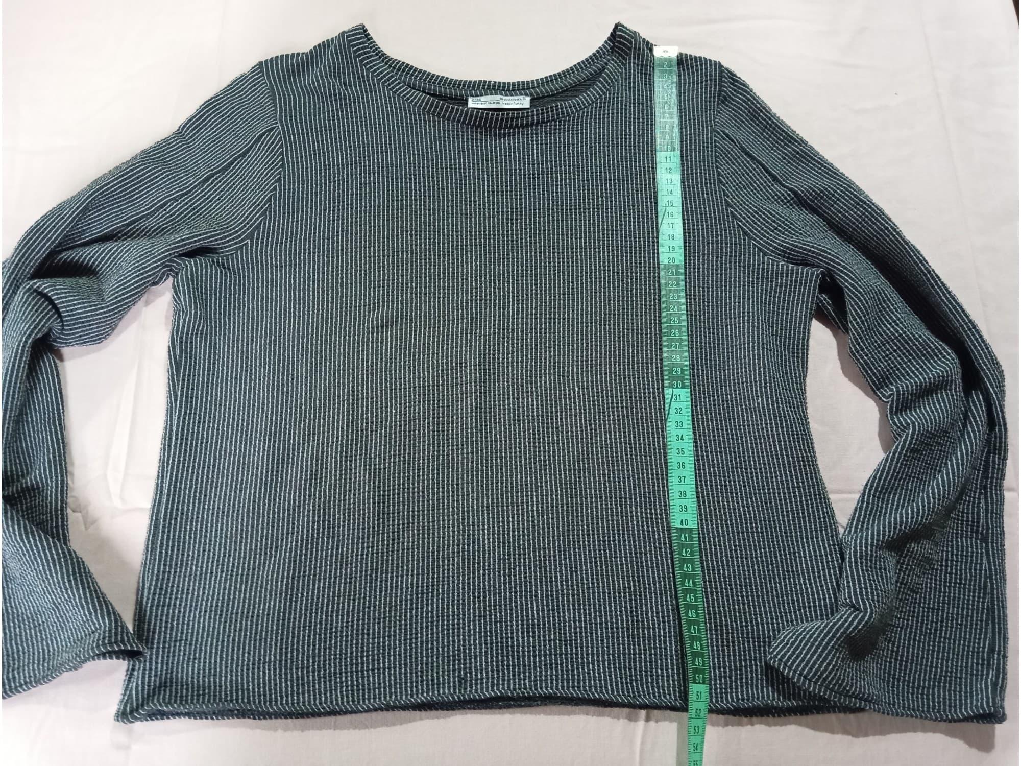 Camiseta Zara manga larga semi oxford