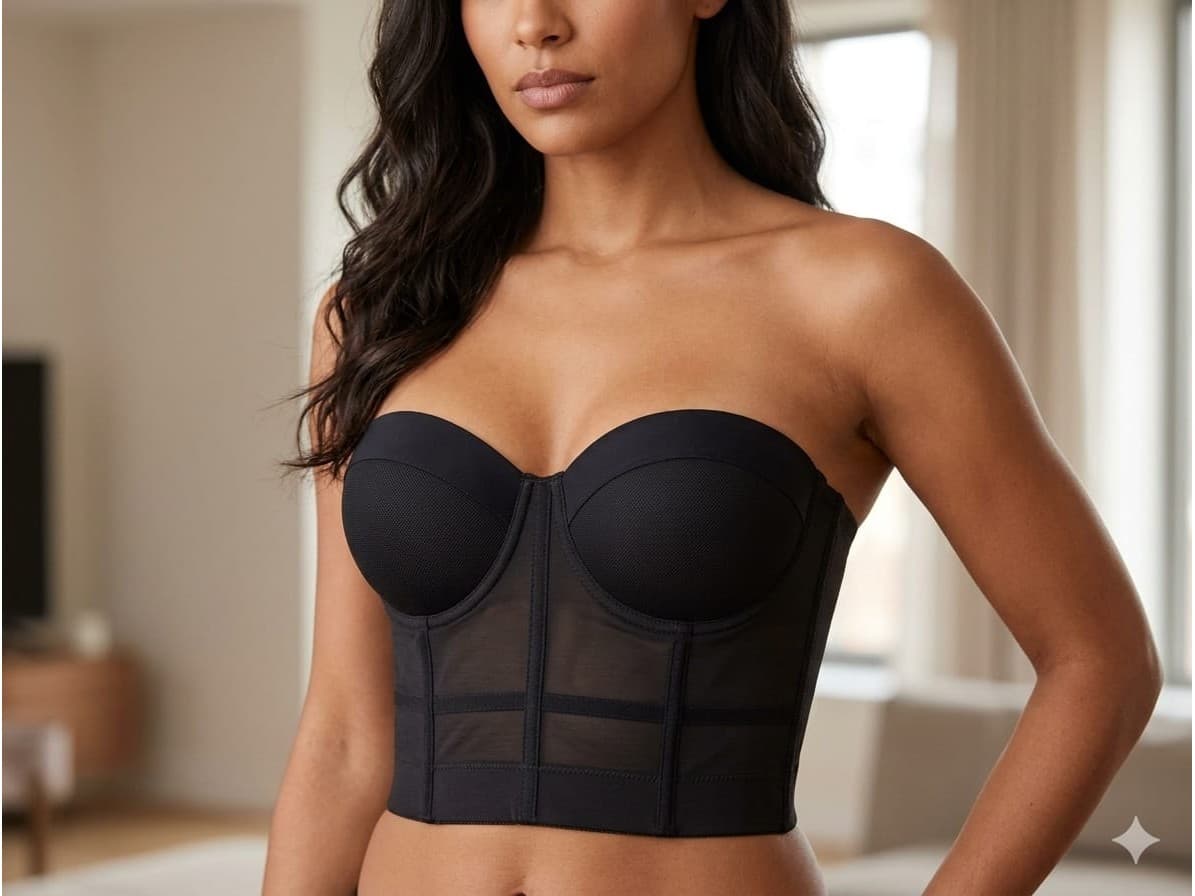 Corset, corpiño armado sin bretel