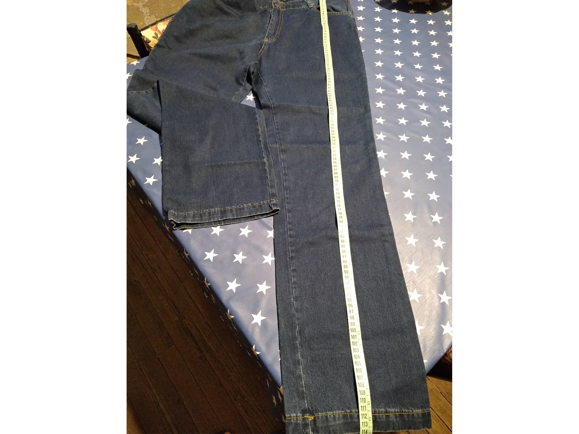 Pantalon rigido clasico de Jean, estilo maternal. IMPECABLE