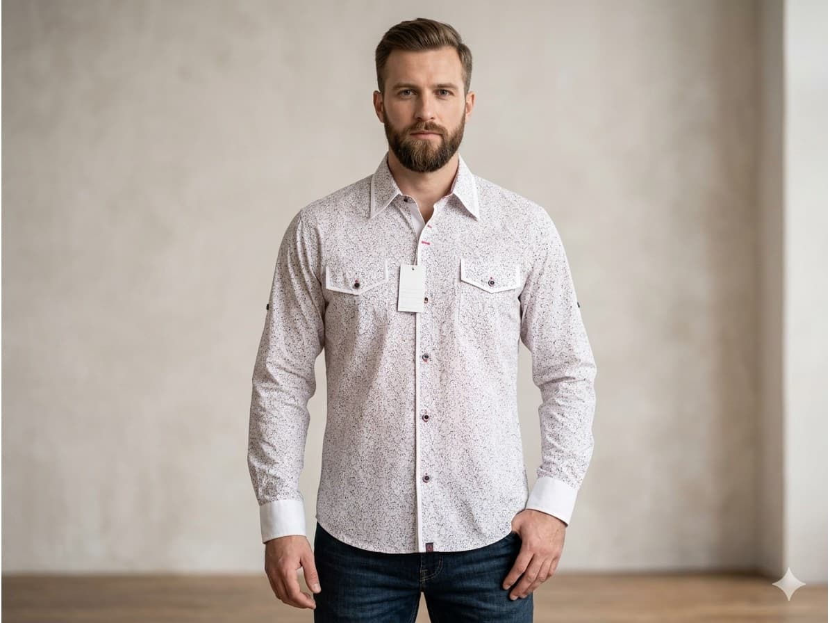 Camisa floreada de hombre. IMPECABLE