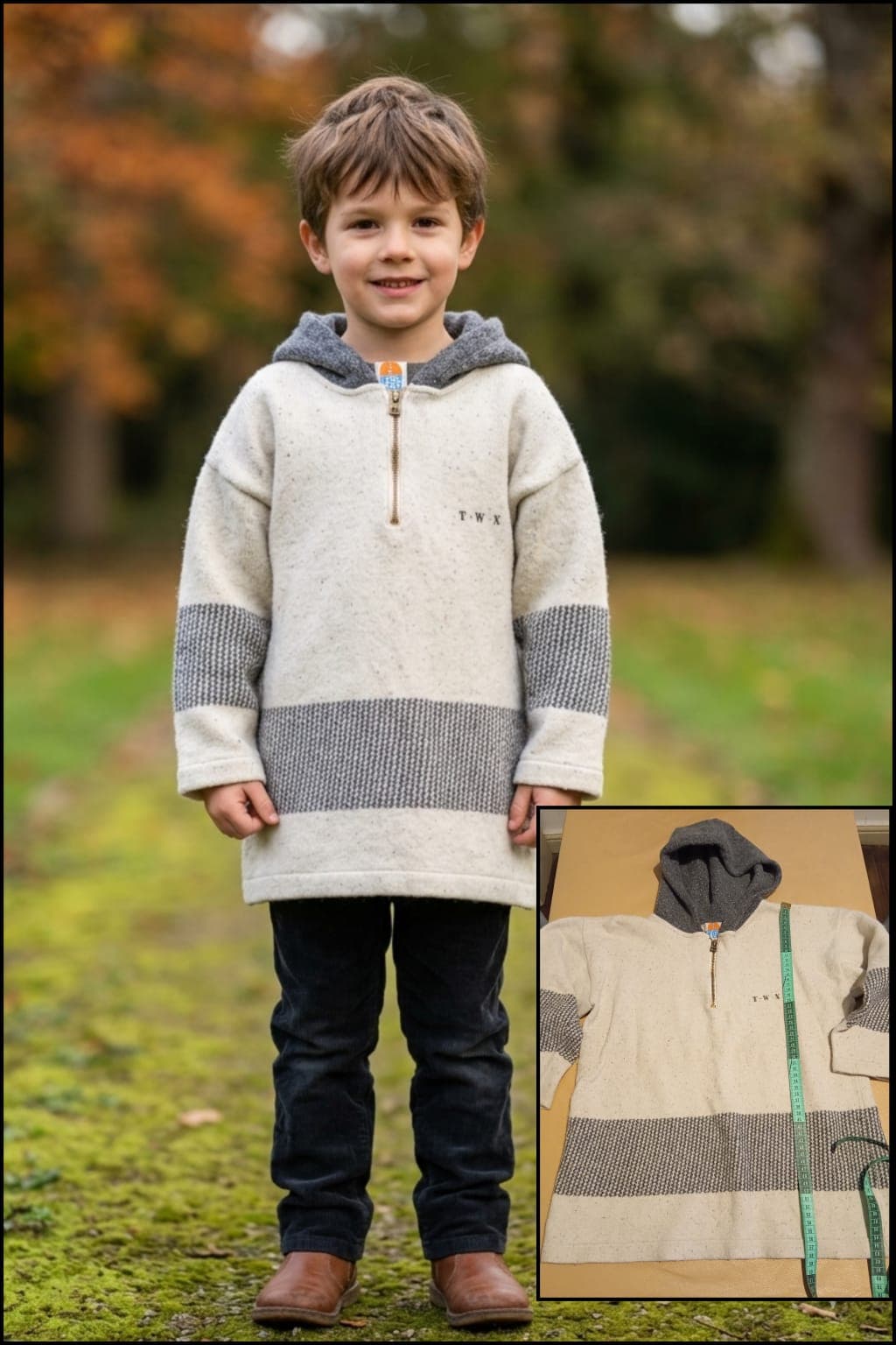 Sweater de nene abrigado "Hora cero"