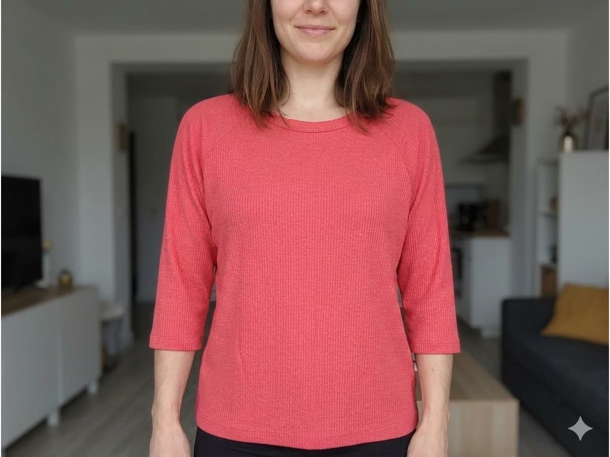 Sweater manga 3/4 ancha. (Nuevo s/etiq)