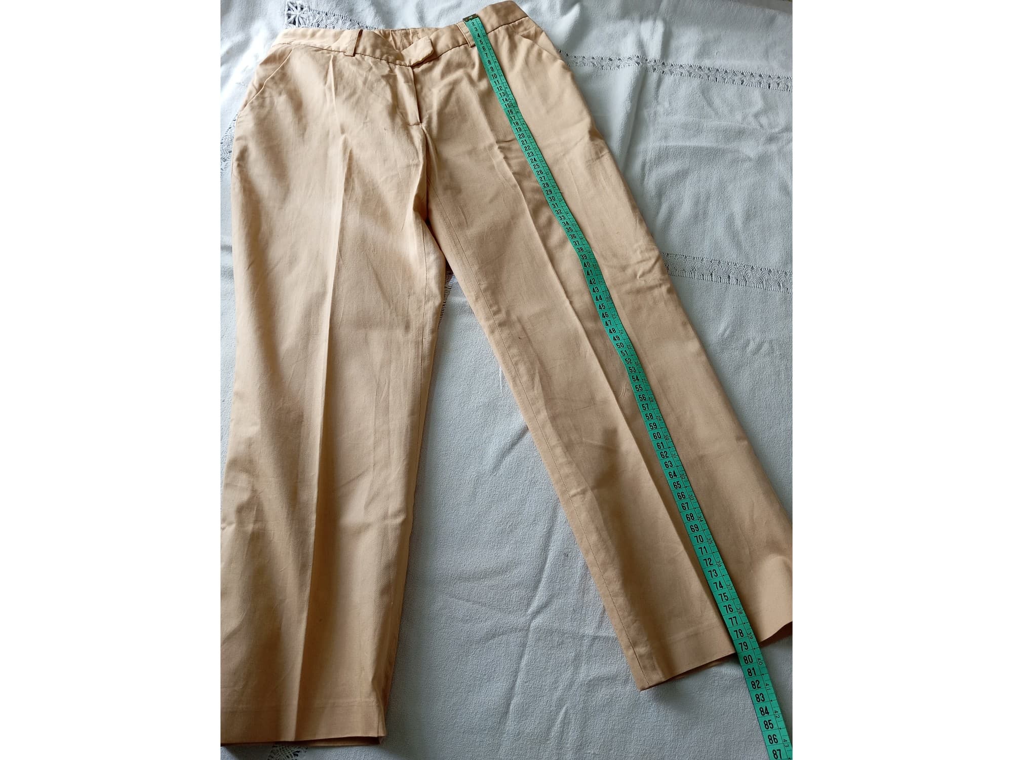 Pantalon tipo de vestir recto, capri