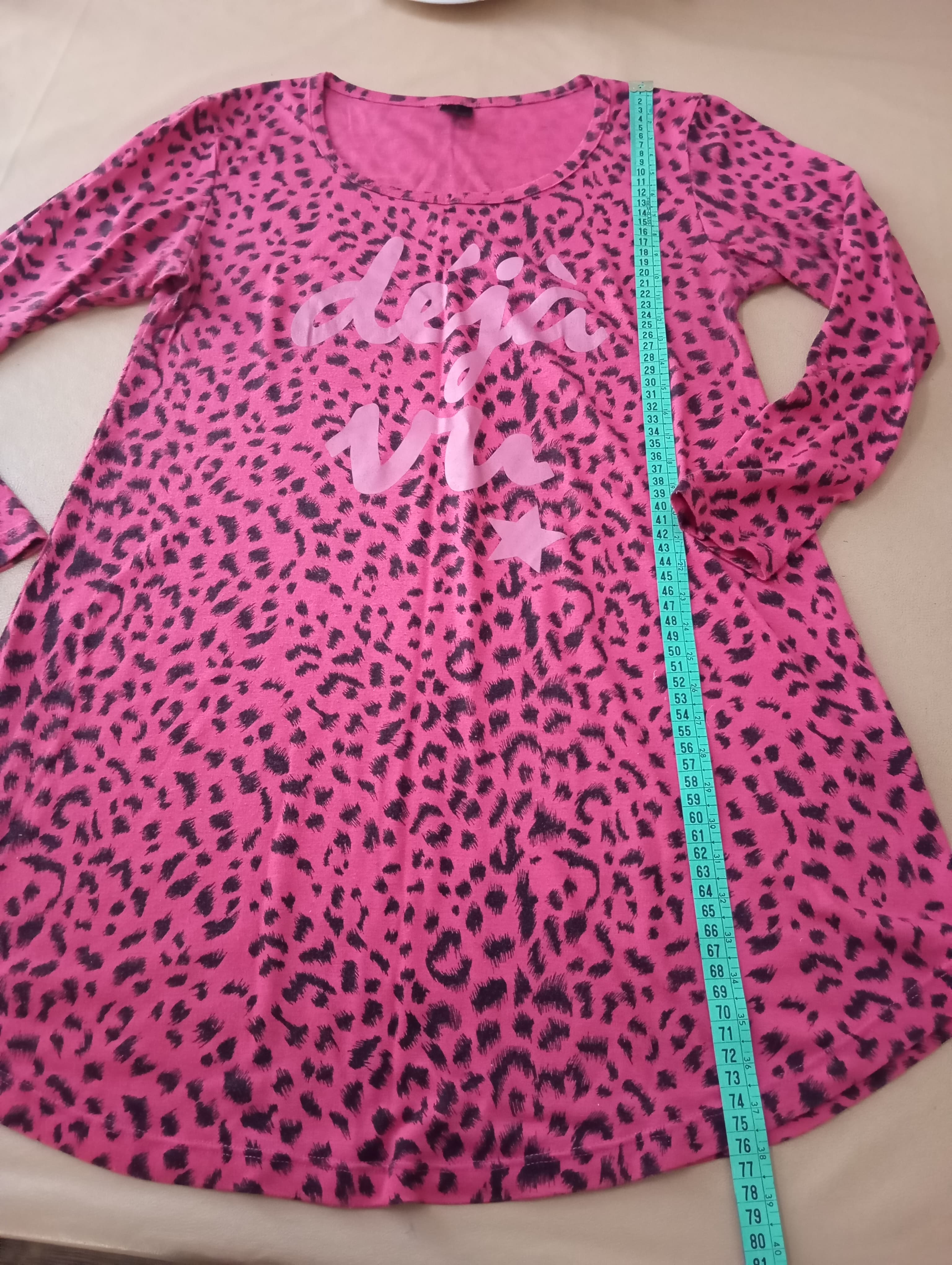 Camison manga larga, animal print