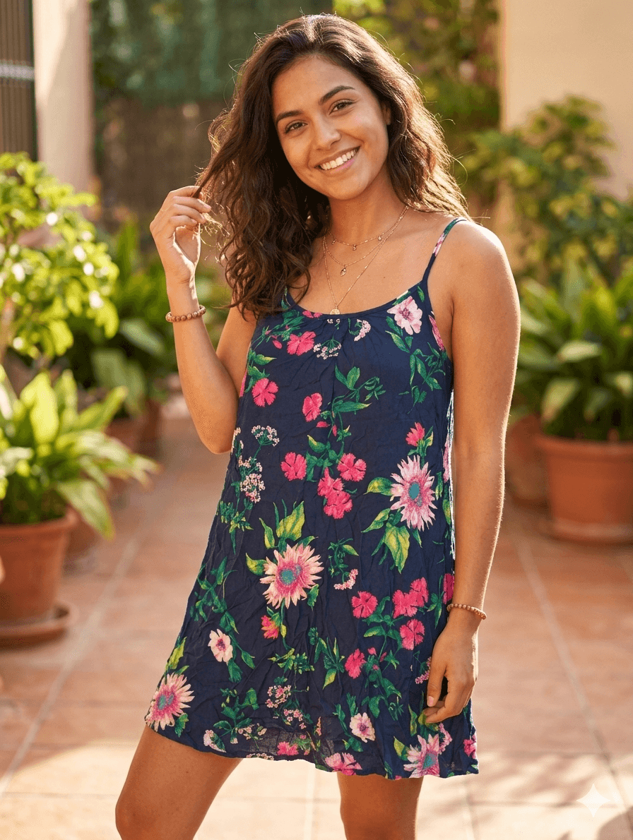 Vestido playero. Corto, super fresco. Impecable