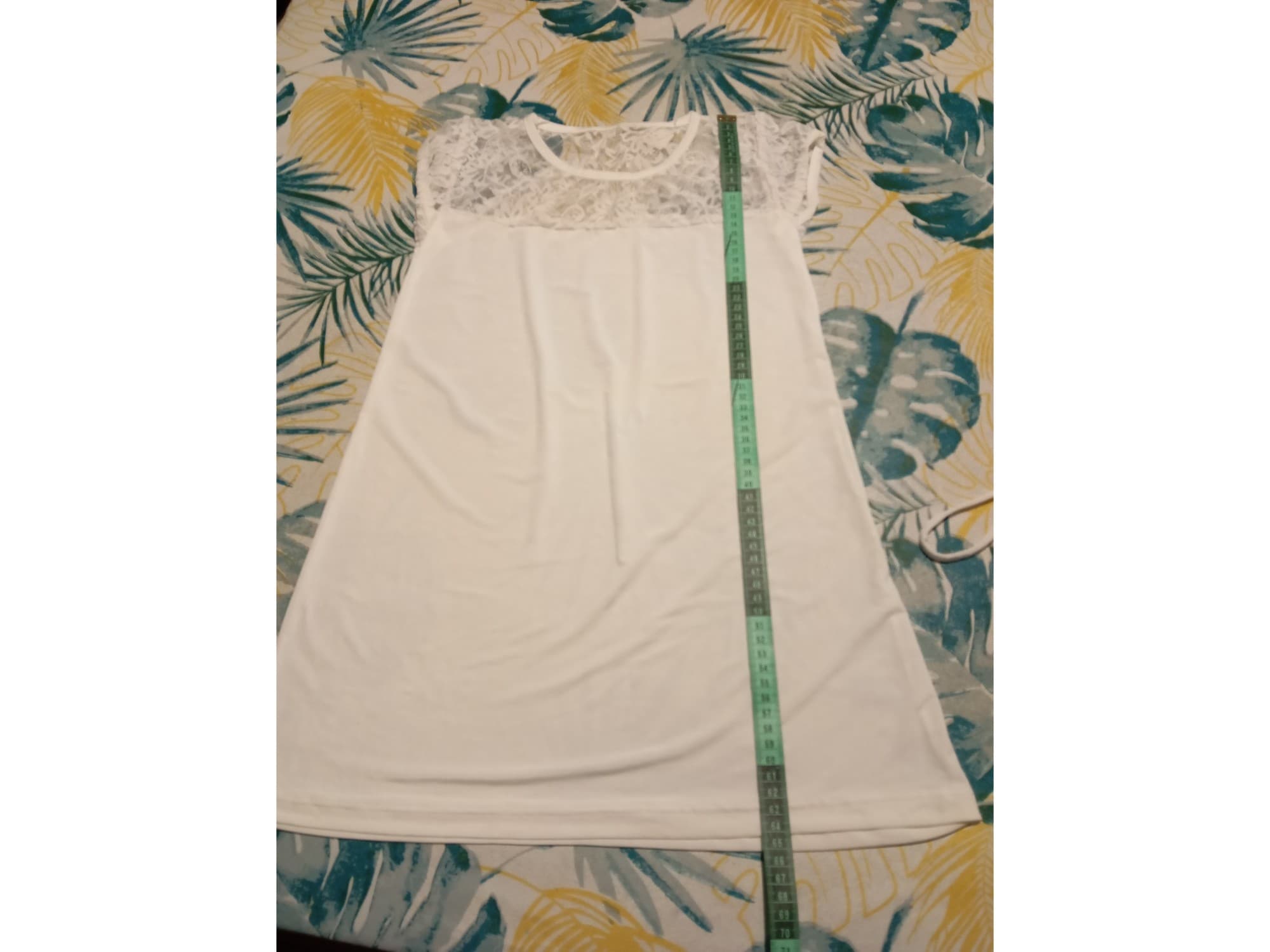 Remera manga princesa, larga, combinada. Nueva