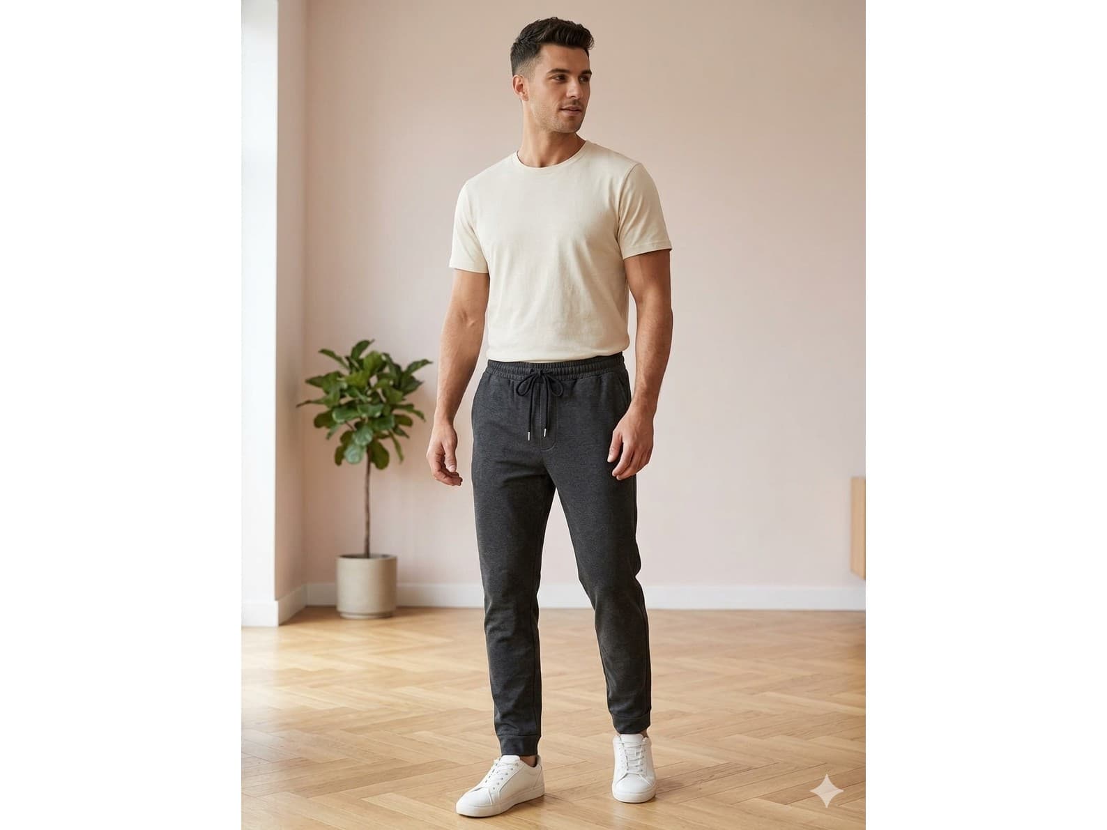 Pantalon simil jean, super elastizado, unisex