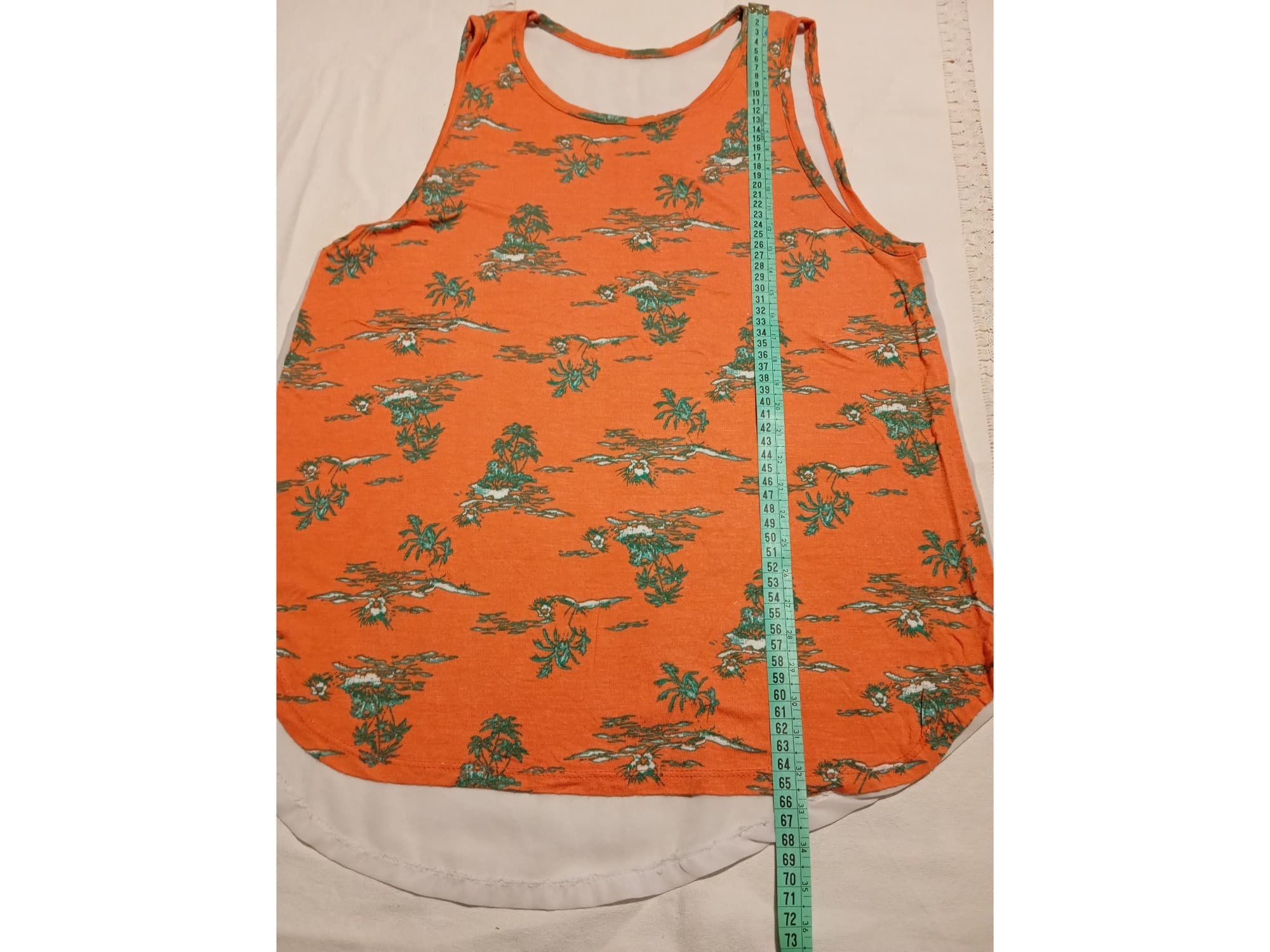Musculosa combinada, espalda transparente. IMPECABLE