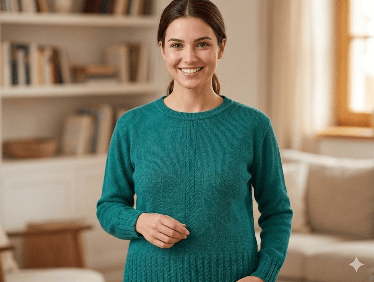 Sweater verde. Impecable