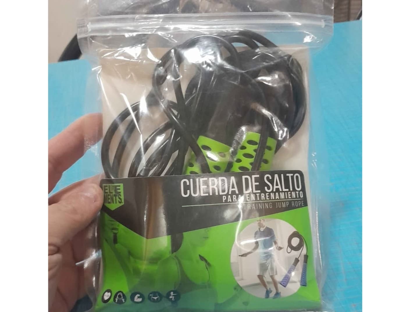 Cuerda de salto para entrenamiento