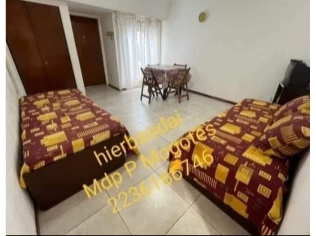DEPARTAMENTO 2 AMB, MAR DEL PLATA, PUNTA MOGOTES x FLIA 4 A 6 PERS. MAXIMO
