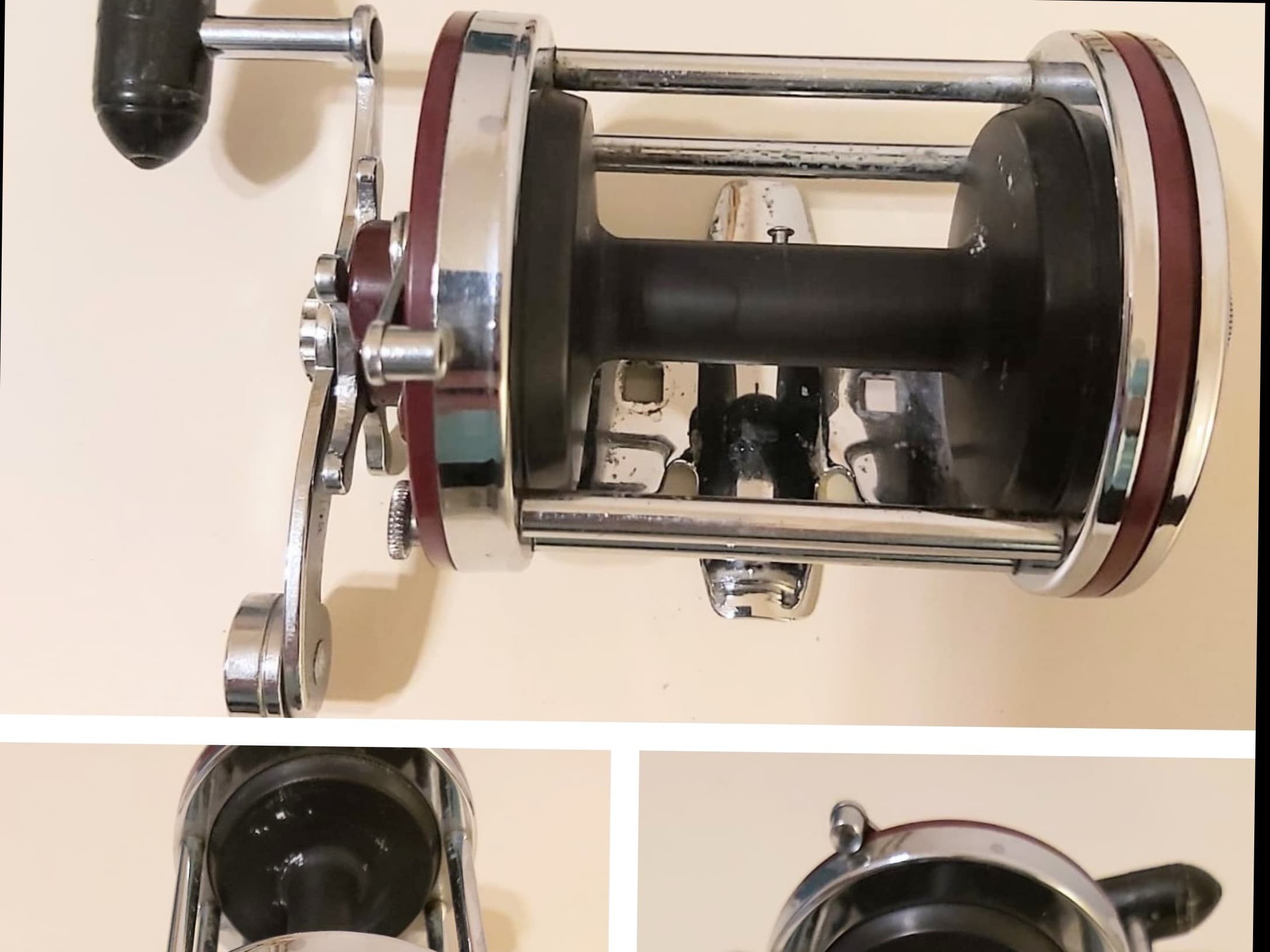 Pesca. Reel Penn 140. + Varios y caja. Vintage.