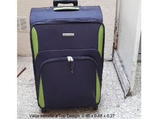 VALIJA TOP DESIGN CON 4 RUEDAS